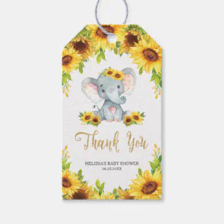 Baby Shower Favor Tag Baby Shower Thank you Tags Boho Baby Shower Custom Gift Tags 16 Pack Floral Favor Tag Onesie Tags Personalized